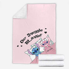 Load image into Gallery viewer, Personalized Ohana Blanket Custom Name Snuggle Gift