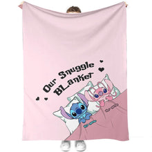 Load image into Gallery viewer, Personalized Ohana Blanket Custom Name Snuggle Gift