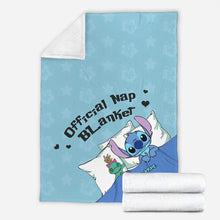 Load image into Gallery viewer, Personalized Ohana Nap Blanket Custom Name Gift for Kids