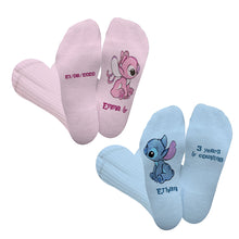 Load image into Gallery viewer, Personalized Ohana Socks Custom Couple Gift for Him & Her