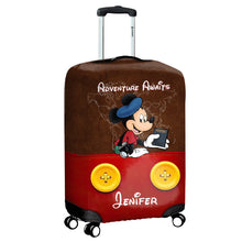 Load image into Gallery viewer, Personalized Mouse Luggage Cover Custom Name Travel Gift