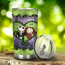 Load image into Gallery viewer, Personalized Nightmare Tumbler Custom Names Unique Gift for Couples
