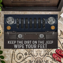 Load image into Gallery viewer, Personalized Jeep Doormat Custom Name Gift for Car Lovers
