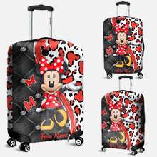 Load image into Gallery viewer, Personalized Minnie Mouse Luggage Cover Custom Name Travel Gift