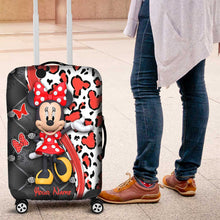 Load image into Gallery viewer, Personalized Minnie Mouse Luggage Cover Custom Name Travel Gift