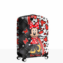 Load image into Gallery viewer, Personalized Minnie Mouse Luggage Cover Custom Name Travel Gift