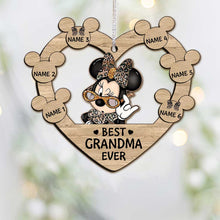 Load image into Gallery viewer, Personalized Christmas Mouse Ornament for Grandma - Customizable Gift