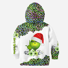 Load image into Gallery viewer, Personalized Grinch Hoodie & Leggings Set Custom Name Gift for Christmas