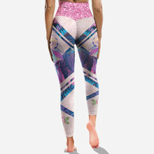 Load image into Gallery viewer, Personalized Ohana Cross Tank Top & Leggings Custom Name Gift Idea