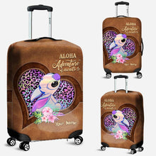 Load image into Gallery viewer, Personalized Aloha Leather Handbag & Luggage Cover Gift for Women