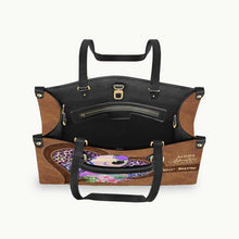 Load image into Gallery viewer, Personalized Aloha Leather Handbag & Luggage Cover Gift for Women