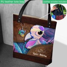 Load image into Gallery viewer, Personalized Hologram Tote Bag Custom Name Gift for Mom