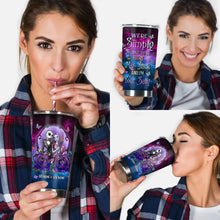 Load image into Gallery viewer, Personalized Nightmare Tumbler Unique Couple Gift Custom Name 20oz