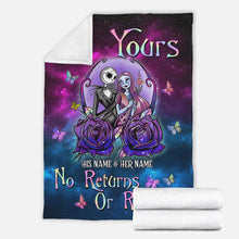 Load image into Gallery viewer, Personalized Nightmare Blanket Custom Name Gift for Couples