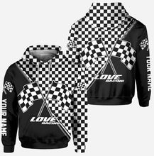 Load image into Gallery viewer, Personalized Racing Hoodie and Leggings Set Custom Name Gift