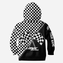 Load image into Gallery viewer, Personalized Racing Hoodie and Leggings Set Custom Name Gift