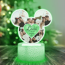 Load image into Gallery viewer, Personalized Mouse Shaped Couple Plaque Light Base Gift