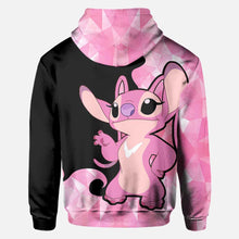 Load image into Gallery viewer, Personalized Couple Ohana Hoodies Custom Name Gift