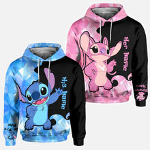 Load image into Gallery viewer, Personalized Couple Ohana Hoodies Custom Name Gift