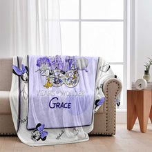 Load image into Gallery viewer, Personalized 100 Years of Wonder Mouse Blanket Gift for Kids