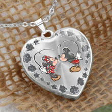 Load image into Gallery viewer, Personalized Heart Pendant Necklace Custom Couple Gift for Wife
