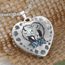 Load image into Gallery viewer, Personalized Heart Pendant Necklace for Couples with Custom Design