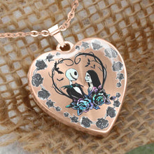 Load image into Gallery viewer, Personalized Heart Pendant Necklace for Couples with Custom Design