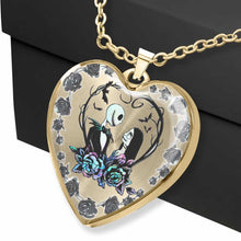 Load image into Gallery viewer, Personalized Heart Pendant Necklace for Couples with Custom Design