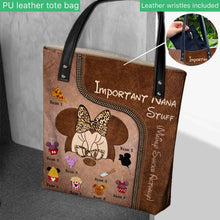 Load image into Gallery viewer, Personalized Grandma Tote Bag with Custom Names Fun Design