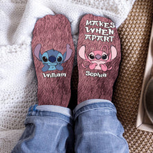 Load image into Gallery viewer, Personalized Ohana Socks Custom Name Gift for Couples