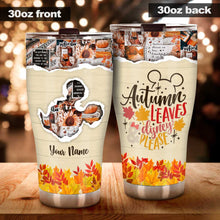 Load image into Gallery viewer, Personalized Fall Mouse Tumbler Custom Name Drinkware Gift