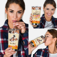 Load image into Gallery viewer, Personalized Fall Mouse Tumbler Custom Name Drinkware Gift
