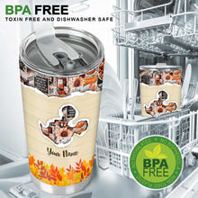 Load image into Gallery viewer, Personalized Fall Mouse Tumbler Custom Name Drinkware Gift
