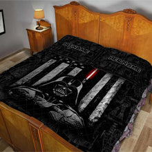 Load image into Gallery viewer, Personalized Star Wars Quilt Set with Custom Names Gift for Dad