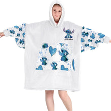 Load image into Gallery viewer, Personalized Ohana Blanket Hoodie Custom Name Gift for Kids