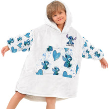 Load image into Gallery viewer, Personalized Ohana Blanket Hoodie Custom Name Gift for Kids