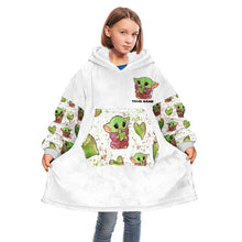 Load image into Gallery viewer, Personalized Blanket Hoodie with Custom Name Cute Design for Kids