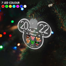 Load image into Gallery viewer, Personalized LED Acrylic Christmas Ornament for Grandma Gift