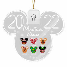 Load image into Gallery viewer, Personalized LED Acrylic Christmas Ornament for Grandma Gift