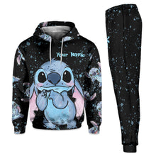 Load image into Gallery viewer, Personalized Ohana Hoodie and Sweatpants Set Custom Name Gift