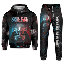 Load image into Gallery viewer, Personalized Darth Vader Hoodie & Sweatpants Custom Name Gift