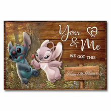 Load image into Gallery viewer, Personalized Couple Poster You & Me Custom Names Gift