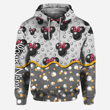 Load image into Gallery viewer, Personalized Cute Mouse Ears Hoodie & Leggings Set for Birthday