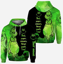 Load image into Gallery viewer, Personalized Grinch Hoodie & Leggings Set Custom Name Gift