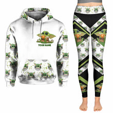 Load image into Gallery viewer, Personalized Rock Paper Scissors Hoodie and Leggings Set for Kids