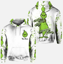 Load image into Gallery viewer, Personalized Grinch Hoodie and Leggings Set for Christmas
