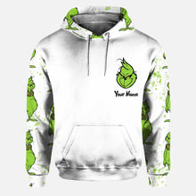 Load image into Gallery viewer, Personalized Grinch Hoodie and Leggings Set for Christmas