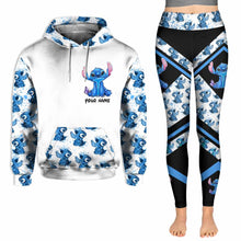 Load image into Gallery viewer, Personalized Stitch Hoodie & Leggings Gift for Kids and Adults