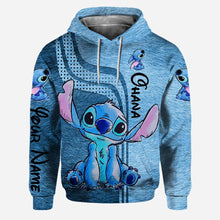 Load image into Gallery viewer, Personalized Ohana Hoodie and Leggings Set Custom Name Gift