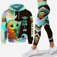 Load image into Gallery viewer, Personalized Hoodie and Leggings Set Cute Custom Name Gift